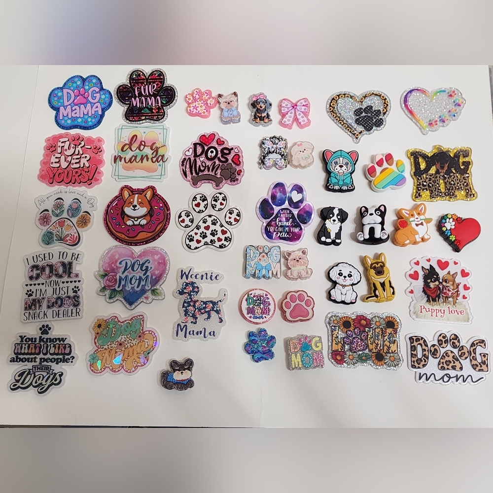 Dogs Flatbacks Focal Beads‎ For Review Paw Print Puppy Dog Badge Crafts Magnet